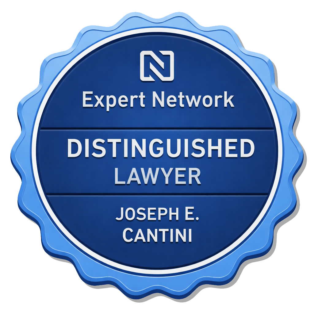 Expert Network Distinguished Lawyer badge awarded to Joseph Cantin.