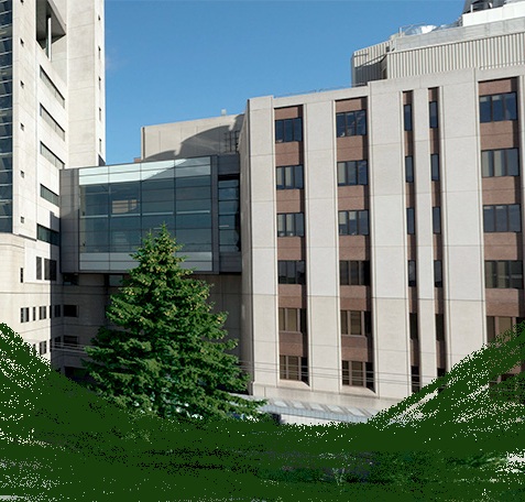 Exterior of the Jewish General Hospital in Montreal, supported by CLG Injury Law as a silver sponsor of the LivePhoma fundraising event.