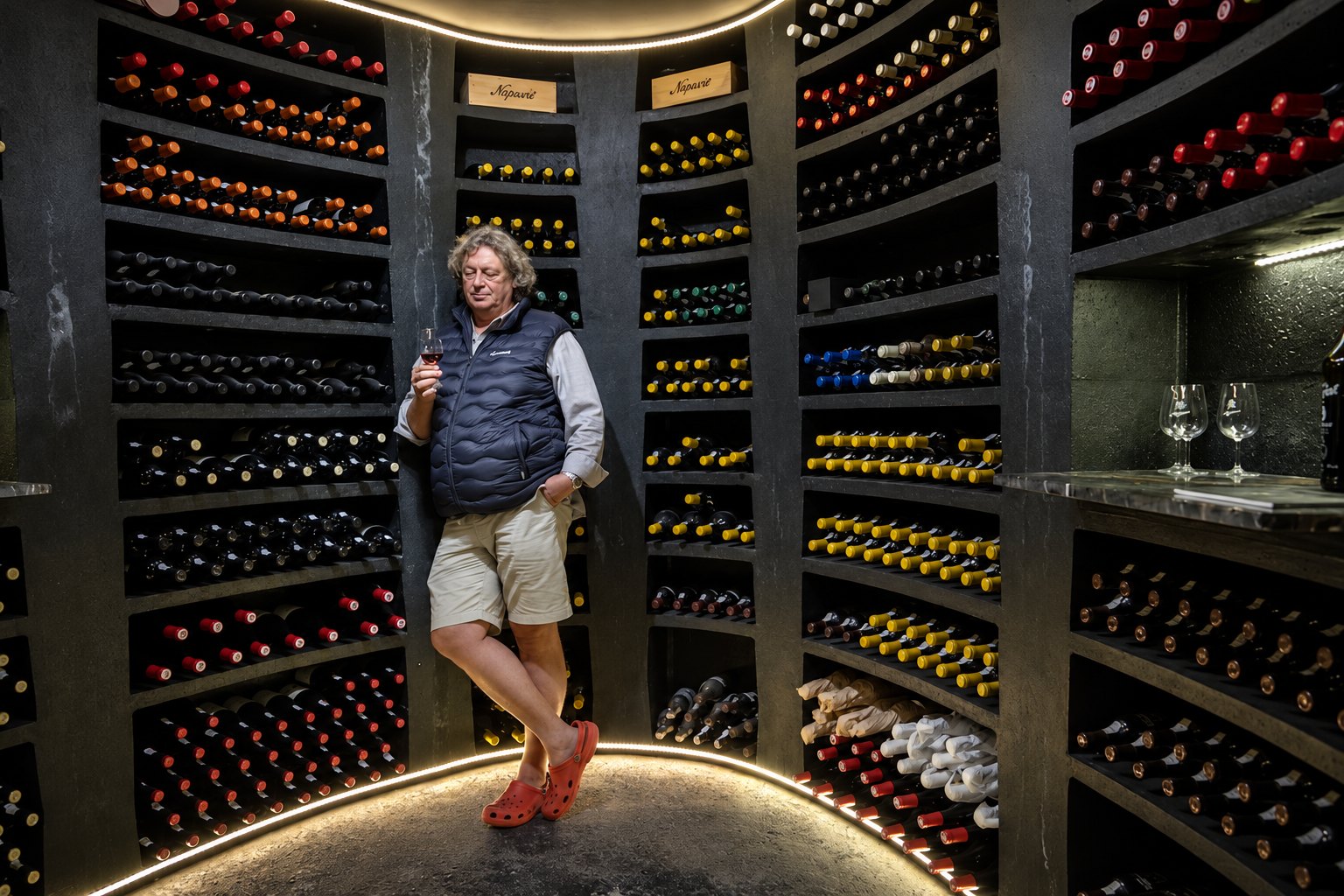 Dirk Niepoort in the cellar