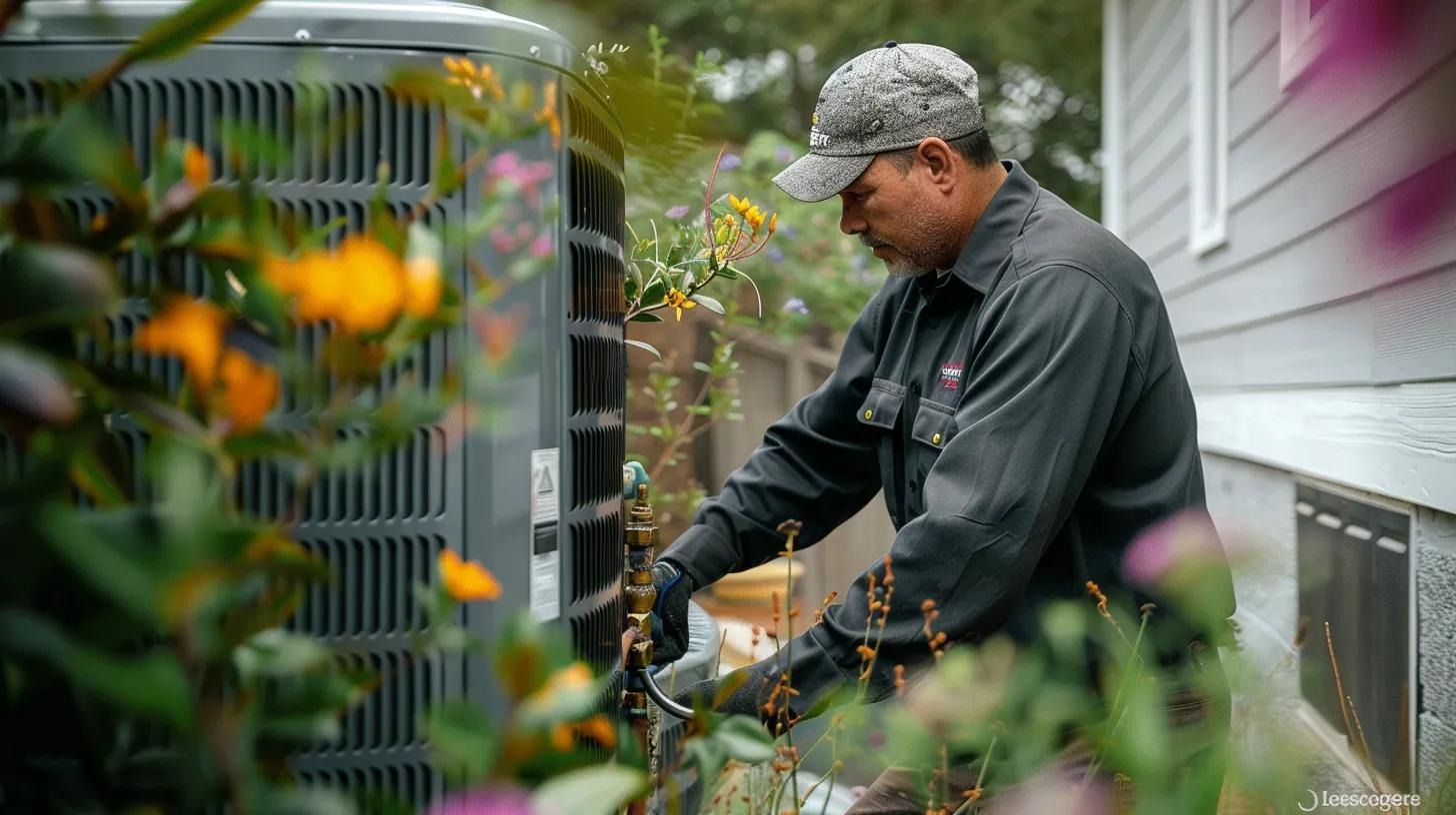 Modern HVAC system installation in a San Antonio home, highlighting energy efficiency and comfort
