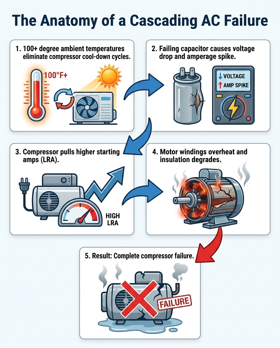 The Anatomy of a Cascading AC Failure