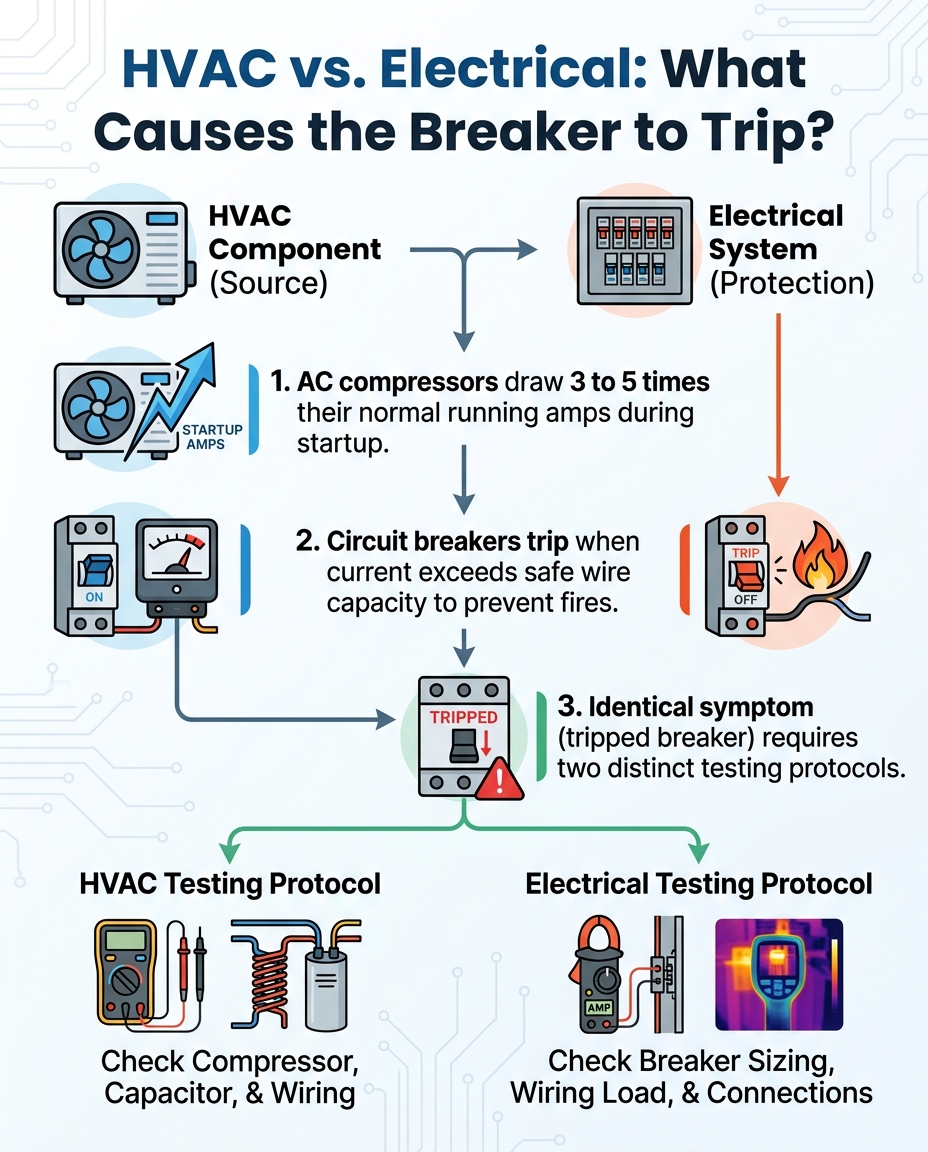 HVAC vs. Electrical: What Causes the Breaker to Trip?