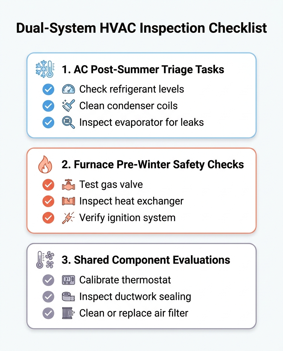 Dual-System HVAC Inspection Checklist