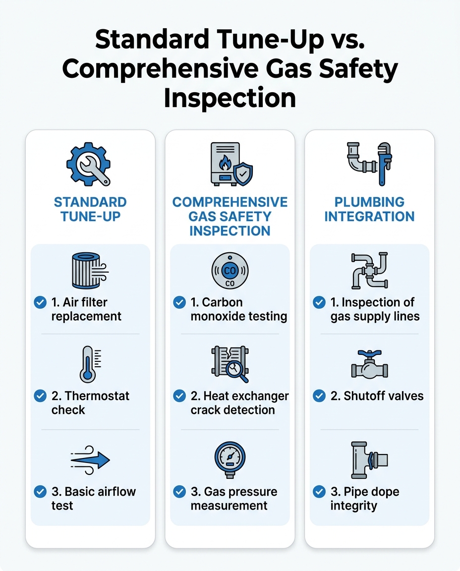 Standard Tune-Up vs. Comprehensive Gas Safety Inspection