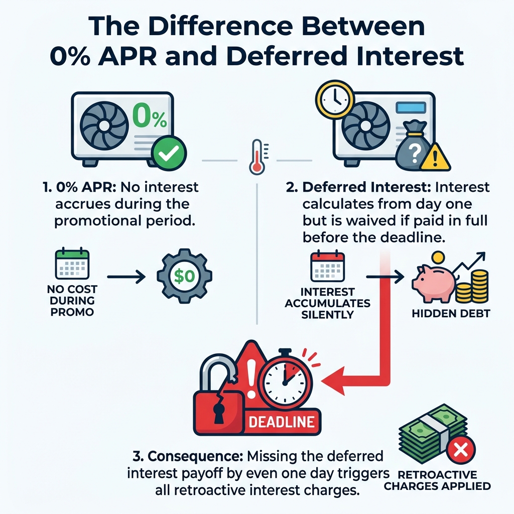 The Difference Between 0% APR and Deferred Interest