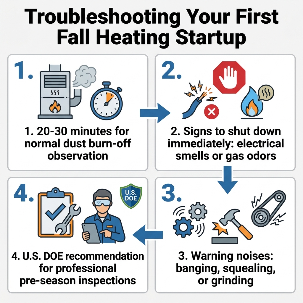 Troubleshooting Your First Fall Heating Startup