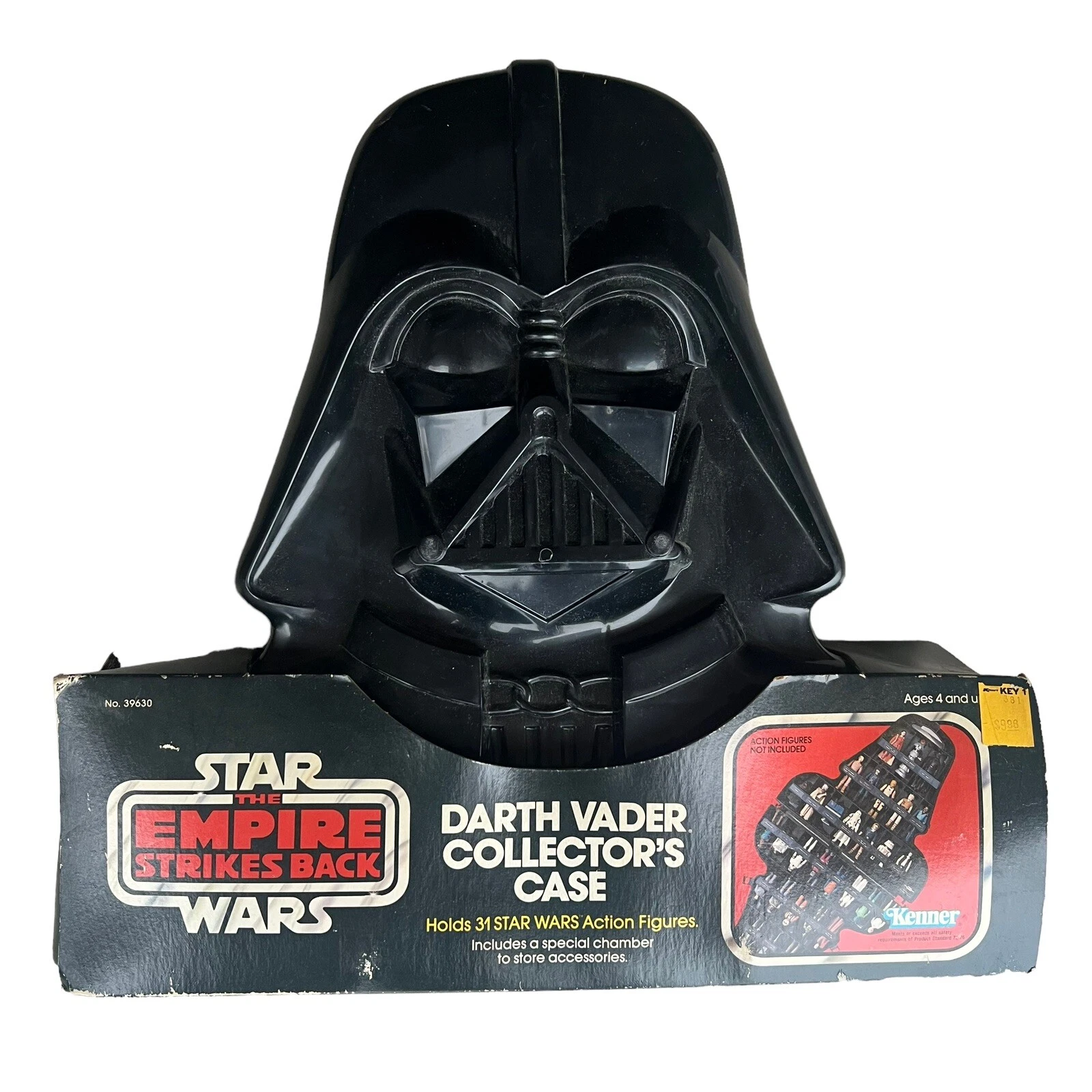 Étui de collection Darth Vader Star Wars Kenner Empire Strikes Back, jouet vintage de collection