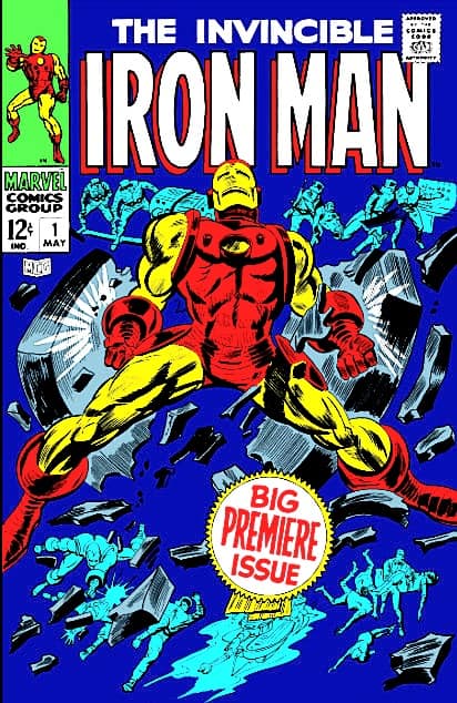 Bande dessinée The Invincible Iron Man numéro 1 Marvel 1968, comic book de collection
