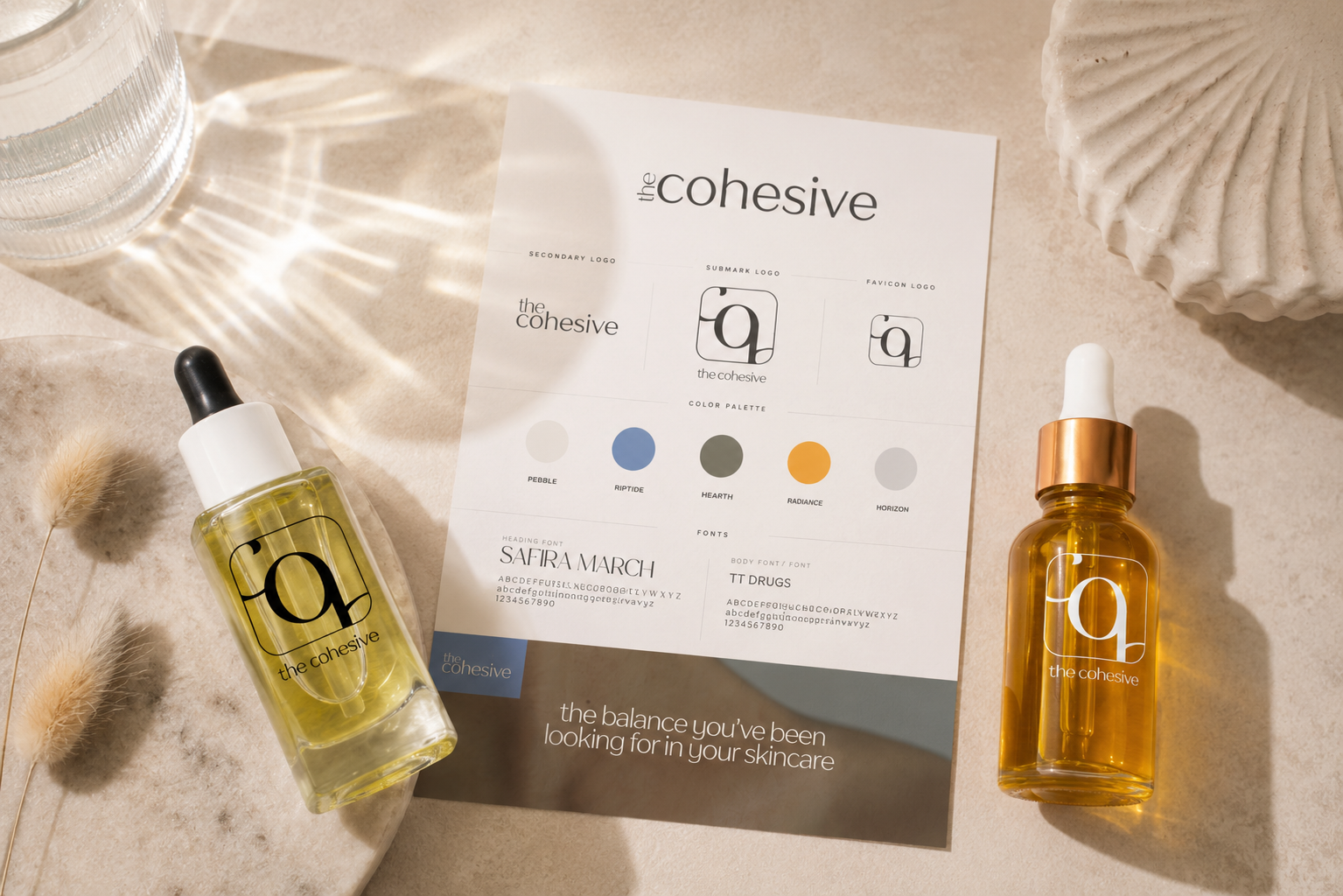 The Cohesive Client Branding Service Portfolio example