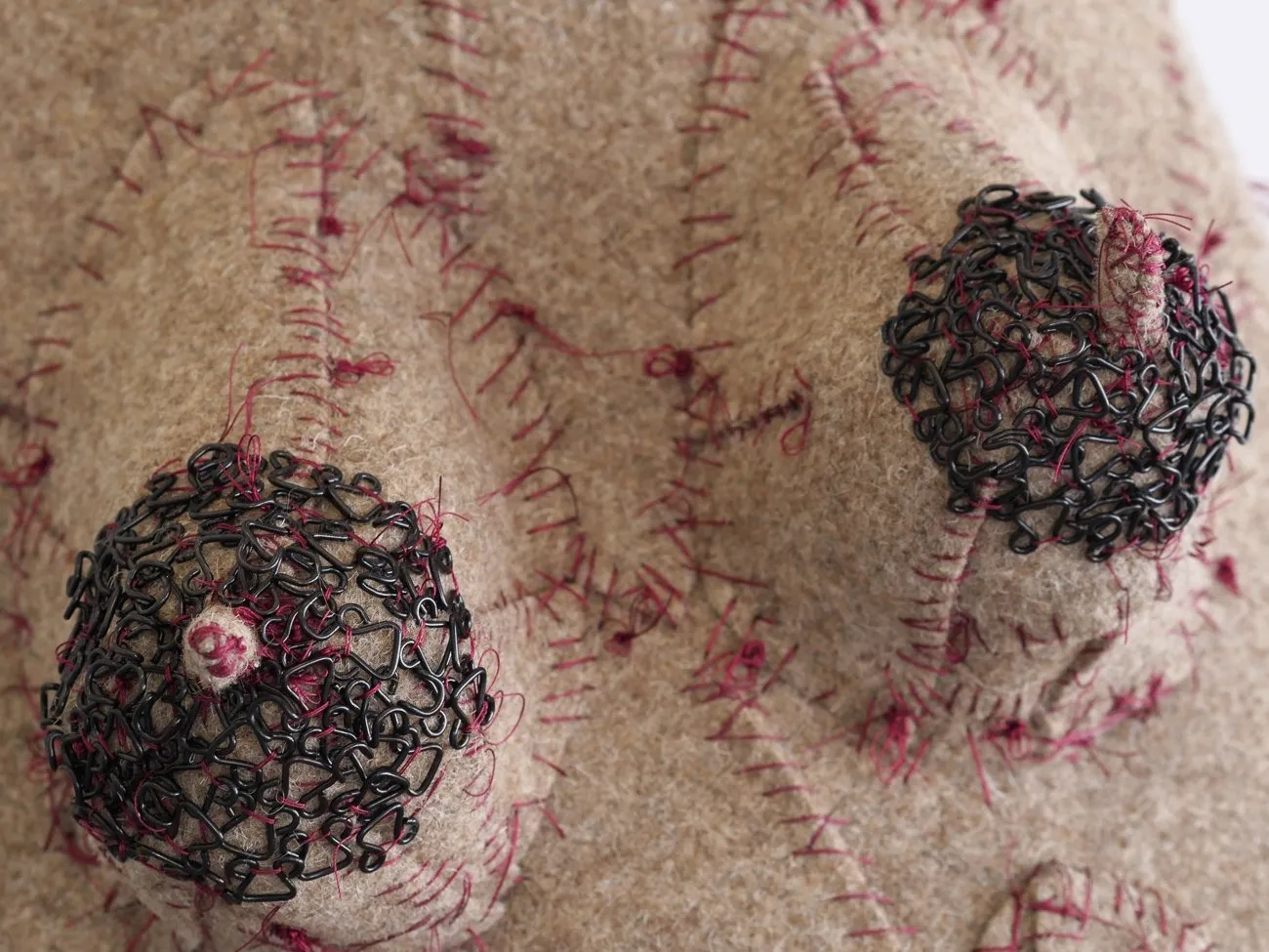 Nicole Havekost, material artist textile motherhood bodies, Dreamsong Minneapolis, Sanaphay Rattanavong, RISD interview profile artist press, sustain