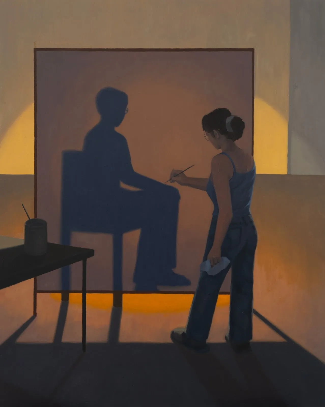 Yuri Yuan, the phantom of memories, painter speaks about immigration and artist visa. Silver Art Projects residency.