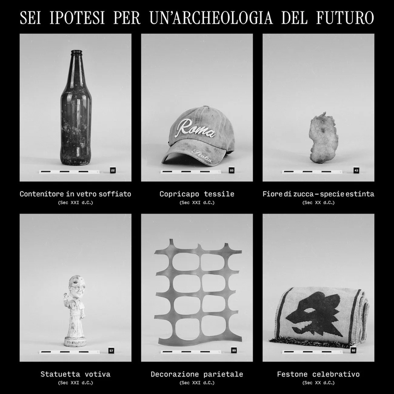 Leonardo Magrelli, Sei ipotesi per un'archeologia del futuro, Rome Italy, Ten Gates into the future.