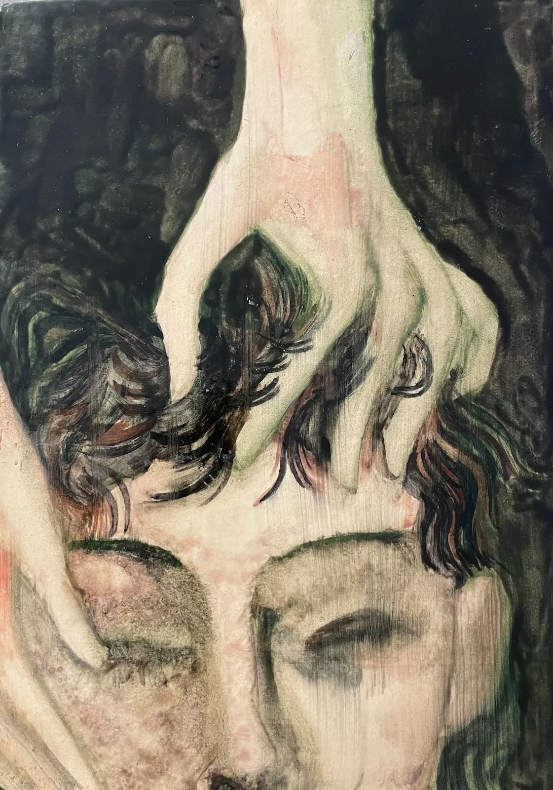 Pauline Rintsch, untitled, Pinch me hard and soft, YveYANG Gallery painting.