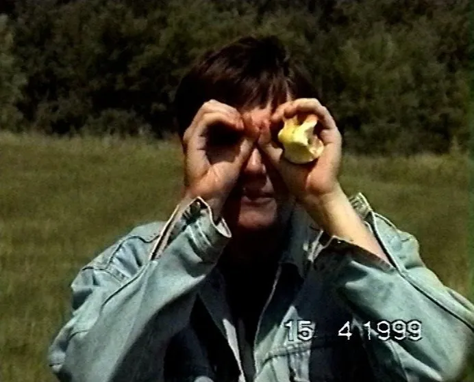 Emilija Gašic, 78 Days, 2024, home video, film still, Serbian director documentary film, wartime, war footage with Hi8 camera