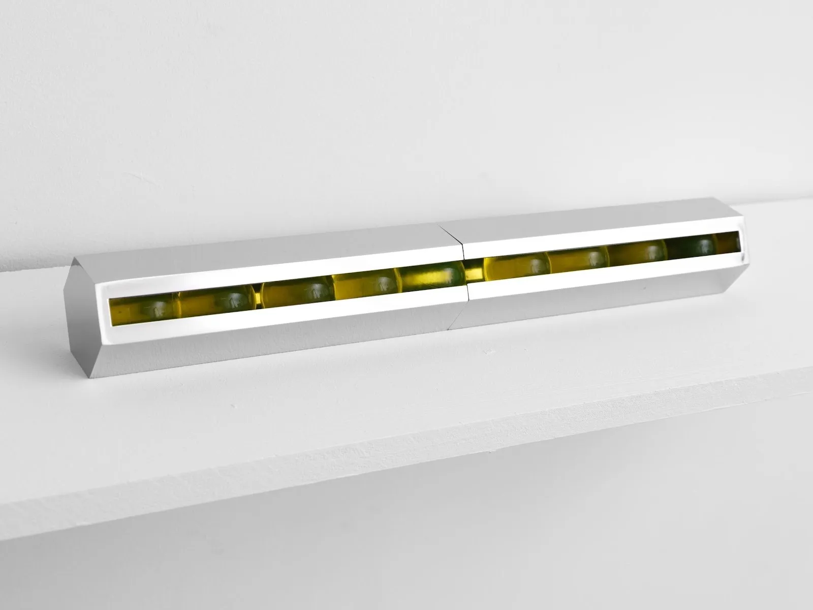 Michael Wang, collision bar sculpture, Bienvenu Steinberg & C. yellow earth uranium exhibition solo