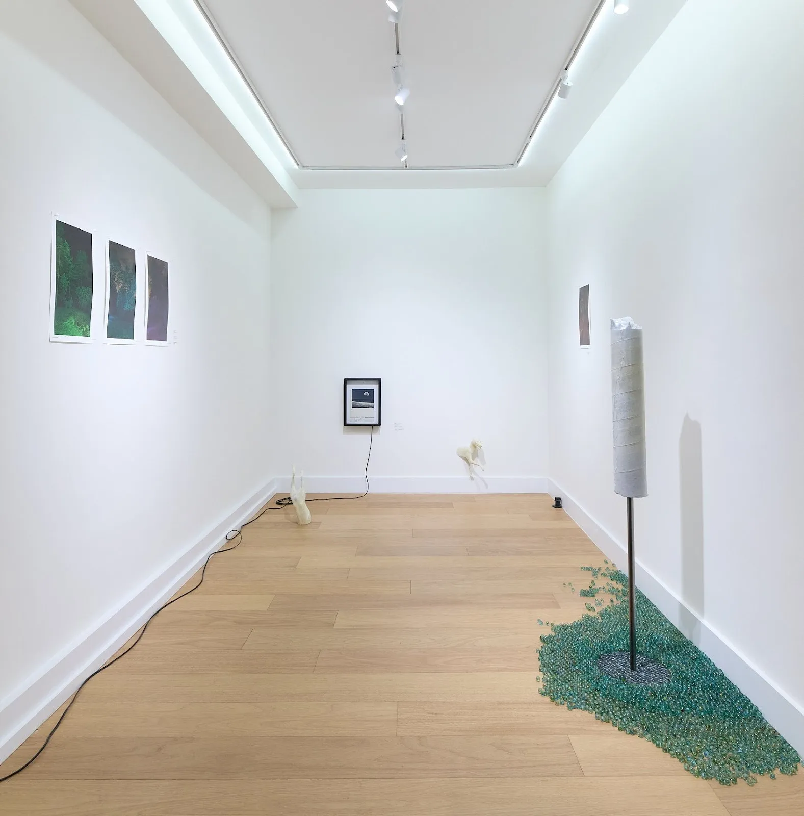 Installation view of Binary Equilibrium at Gallery Chang Korean Association of New York Artists KANA.