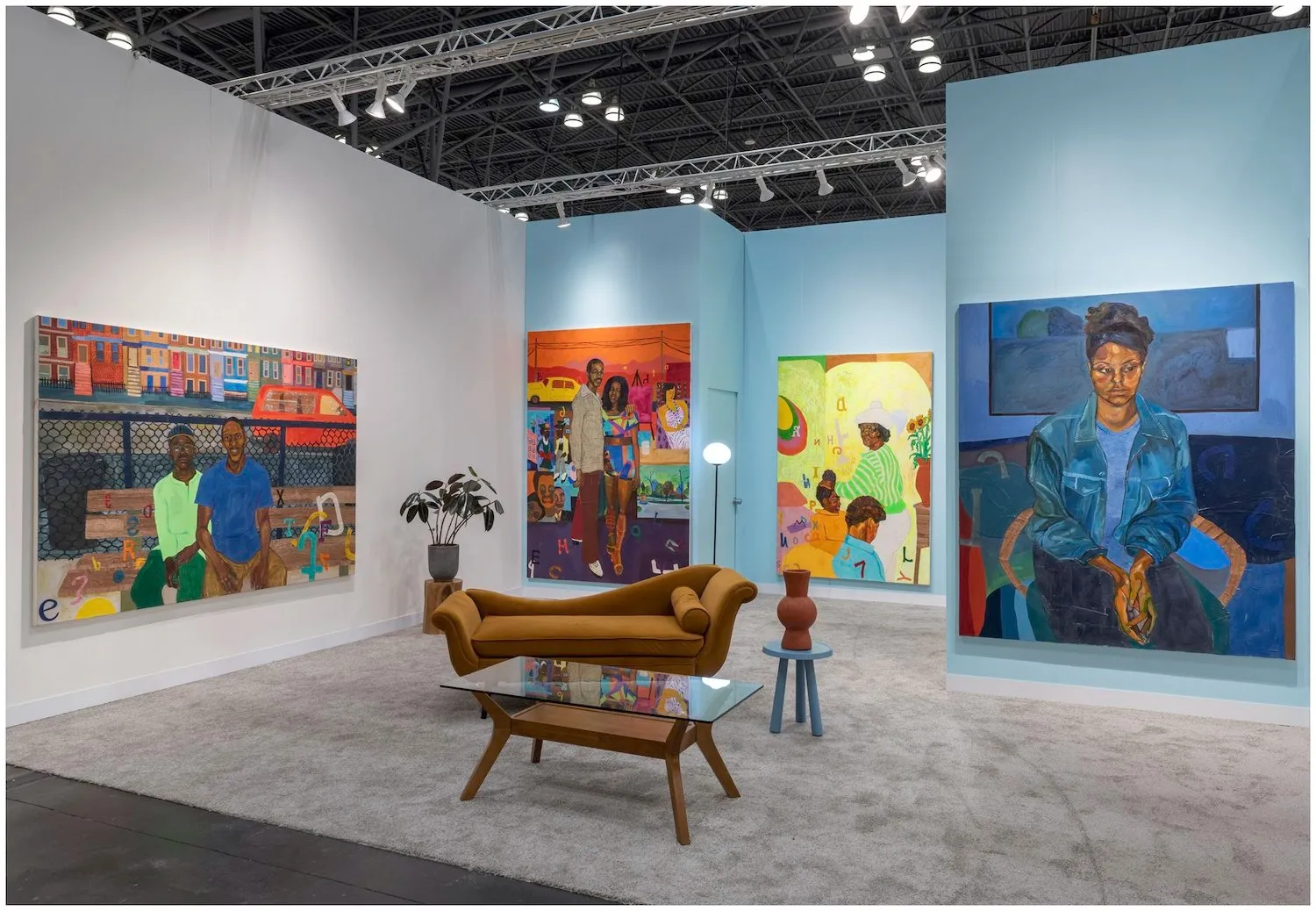 Khalif Tahir Thompson, installation view. Courtesy of Zidoun Bossuyt, Luxembourg, Dubai, Paris.