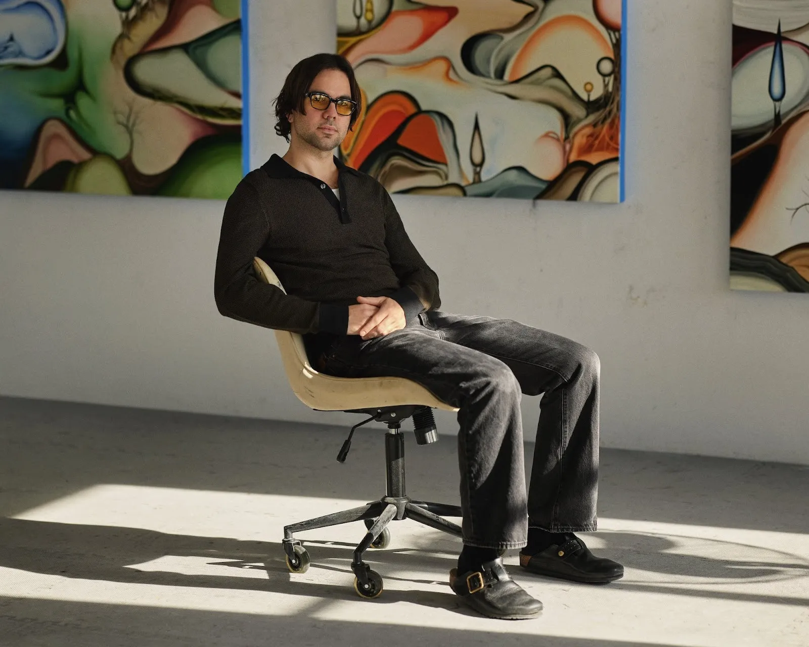 Robert Zehnder’s portrait by Chris White. Courtesy of the artist.