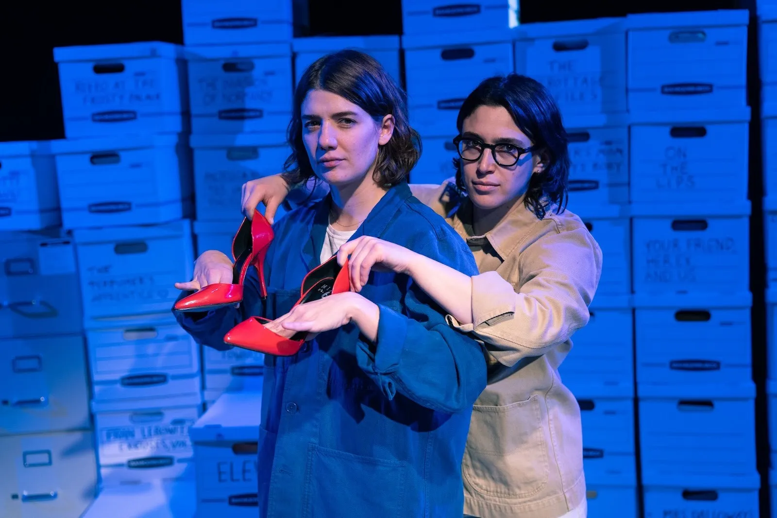 Two Sisters Find a Box of Lesbian Erotica in the Woods by Bailey Williams and Emma Horwitz. Photo by HanJie Chow.