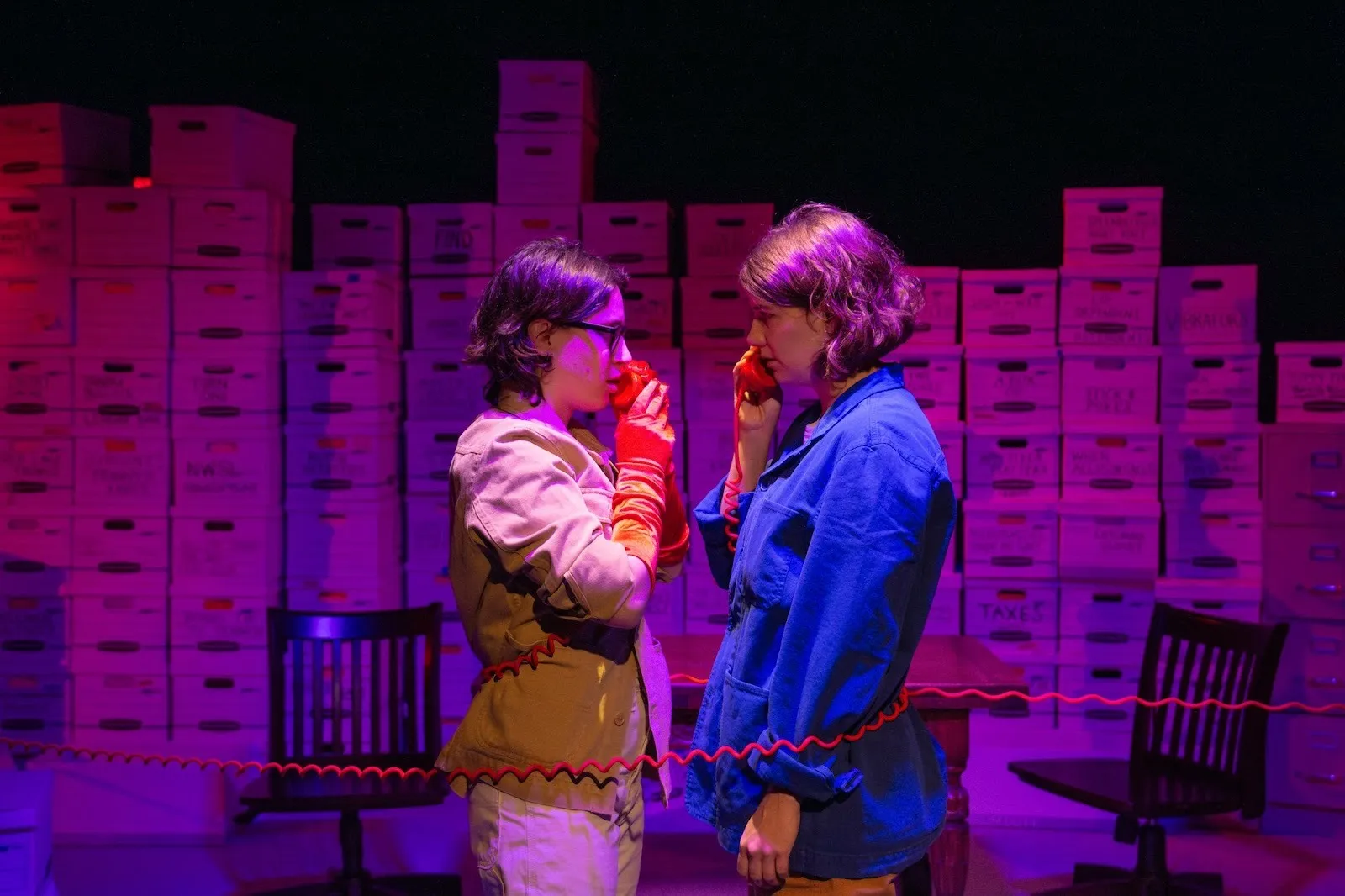 Two Sisters Find a Box of Lesbian Erotica in the Woods by Bailey Williams and Emma Horwitz. Photo by HanJie Chow.