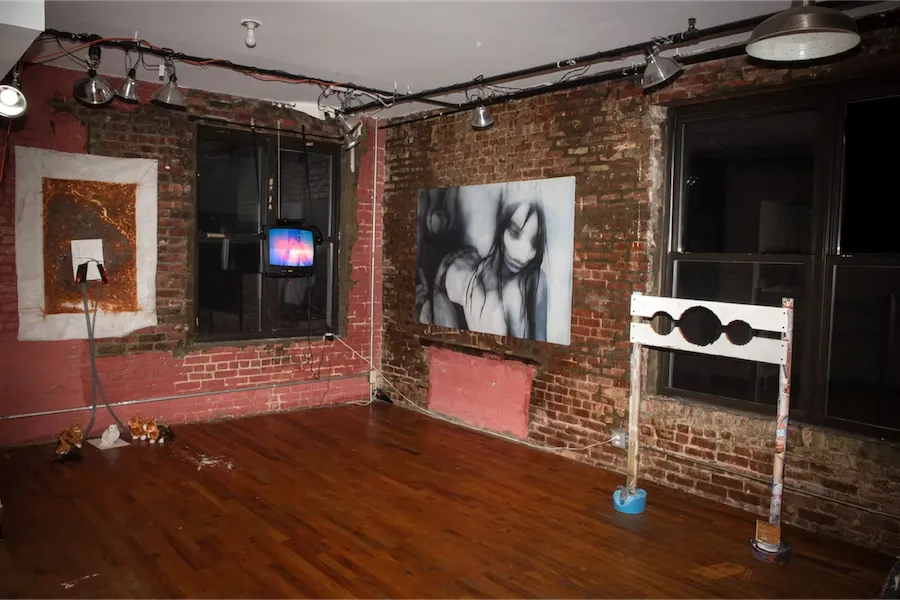 Installation view of Drink Me, courtesy of SPIELZEUG.