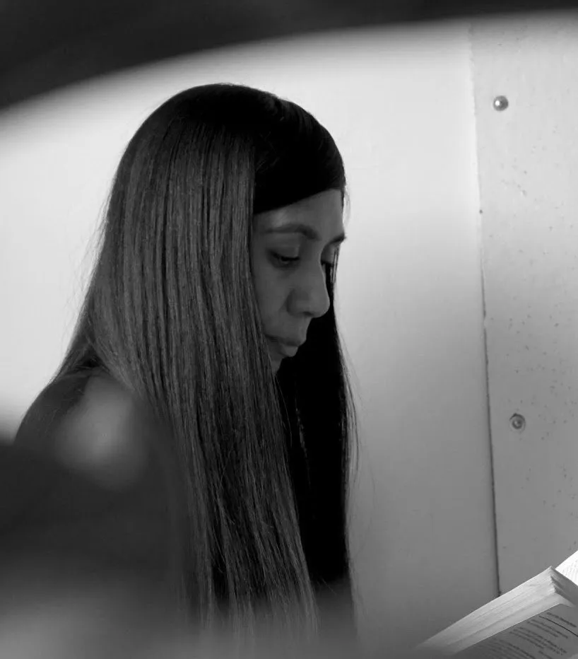 Carissa Rodriguez, recipient of Artists and Mothers’ inaugural grant in June 2024, image courtesy of Artists and Mothers.