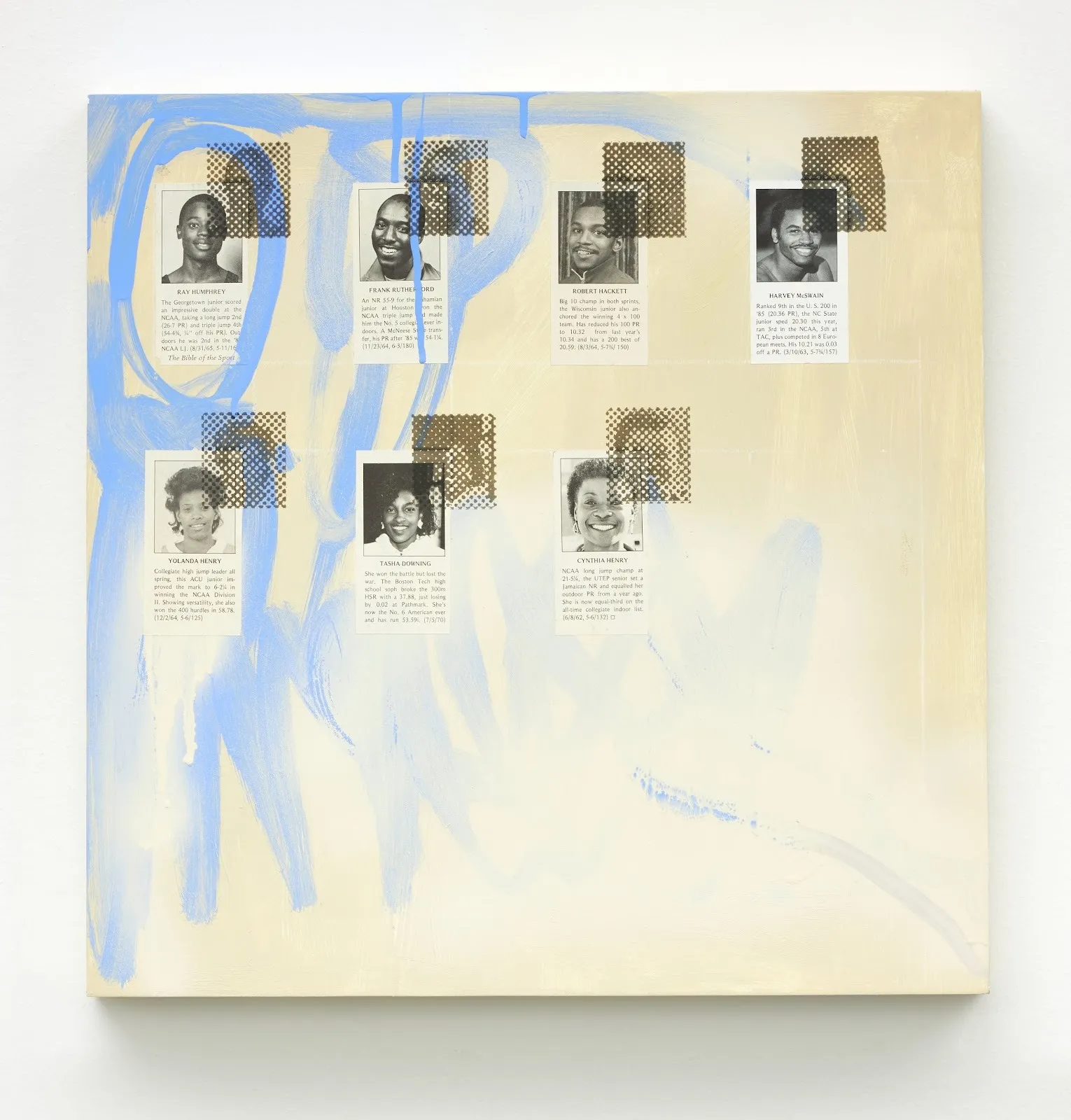 Turiya Adkins, Bible of The Sport (2025). Courtesy of the artist and Hannah Traore Gallery.