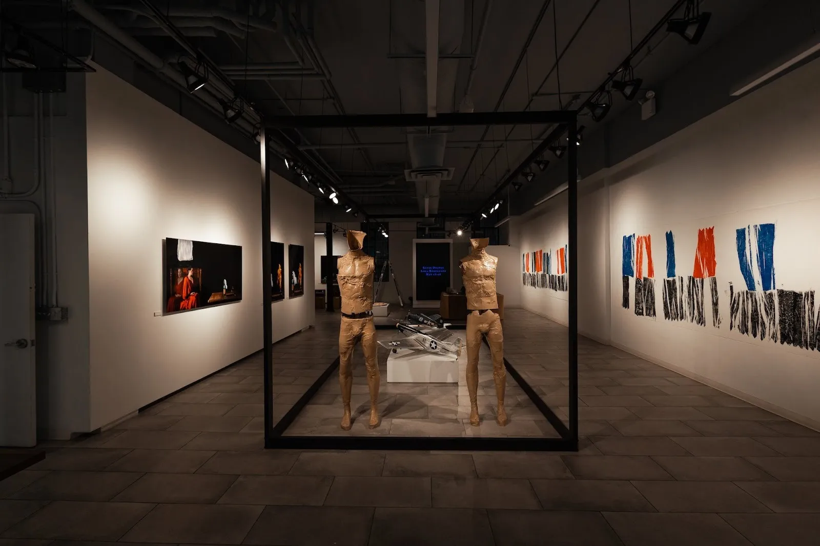 Installation View of Violence, Beauty, and Resistance at Mriya Gallery. Courtesy of Lora Robertson.