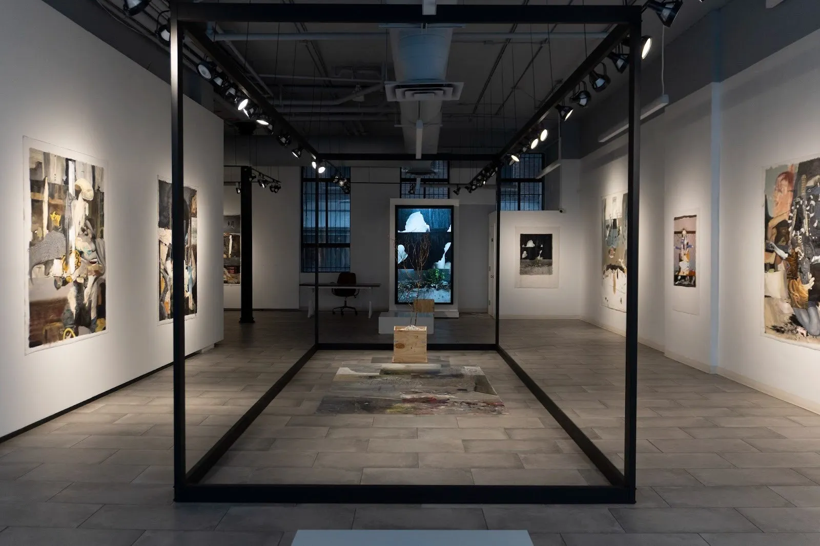 Installation view of Roses of Heliogabalus, courtesy of Mriya Gallery.