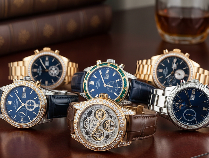A set of luxury watches