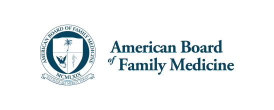 Seal and text logo of the American Board of Family Medicine.