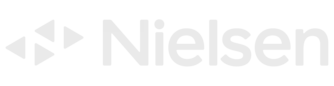 Nielsen company logo in white and gray.