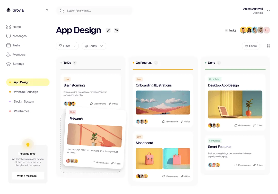 Dashboard UI
