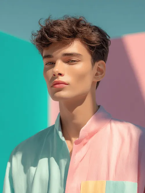 Modern man portrait