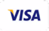 Visa credit card logo.
