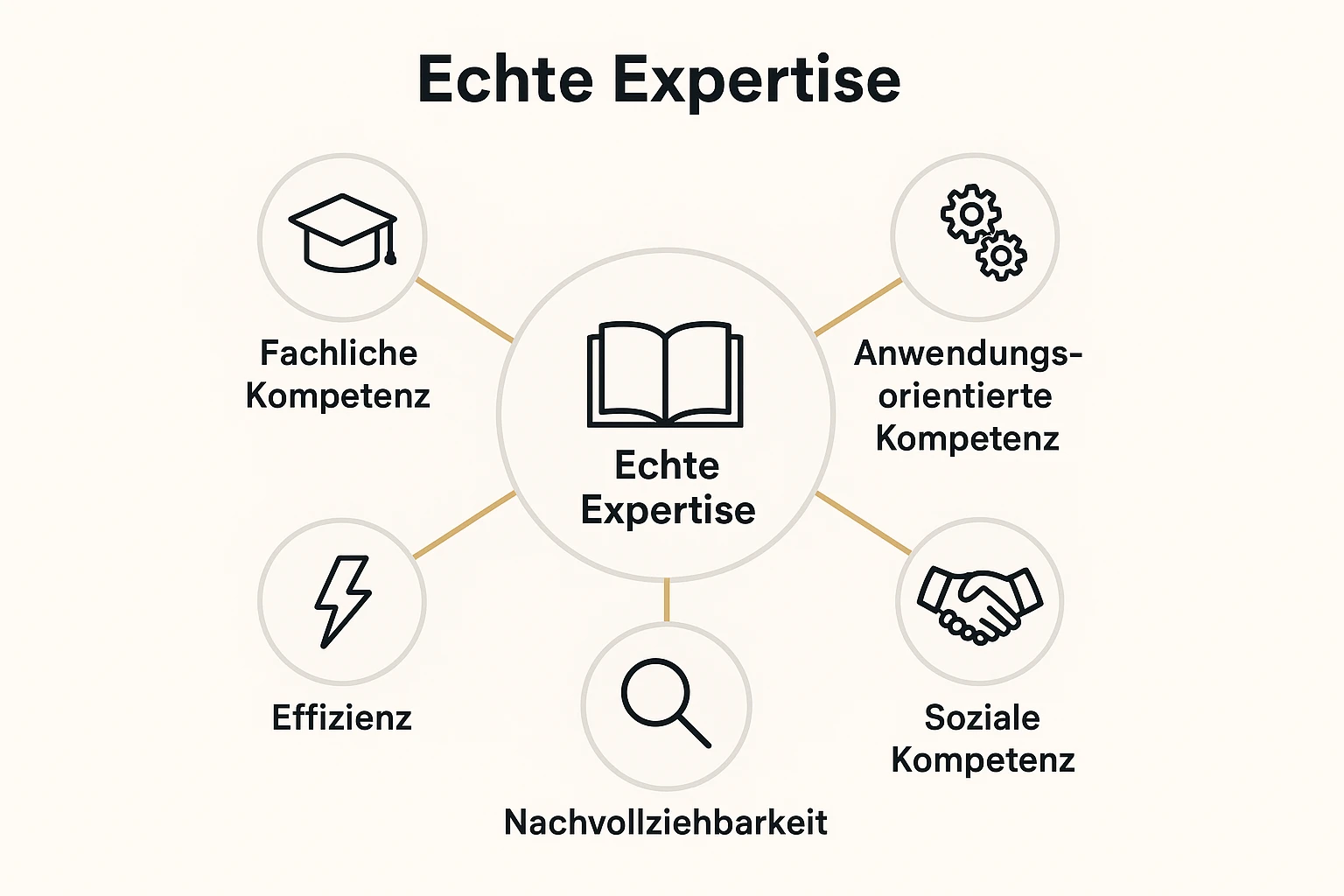 Die fünf Komponenten echter Expertise