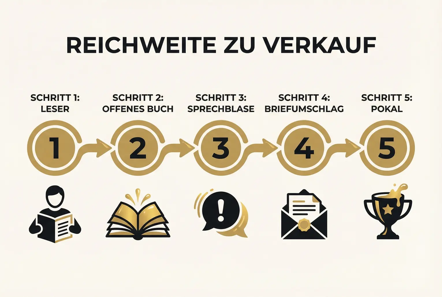 Schritt-für-Schritt Ablauf Reichweite zu Verkauf