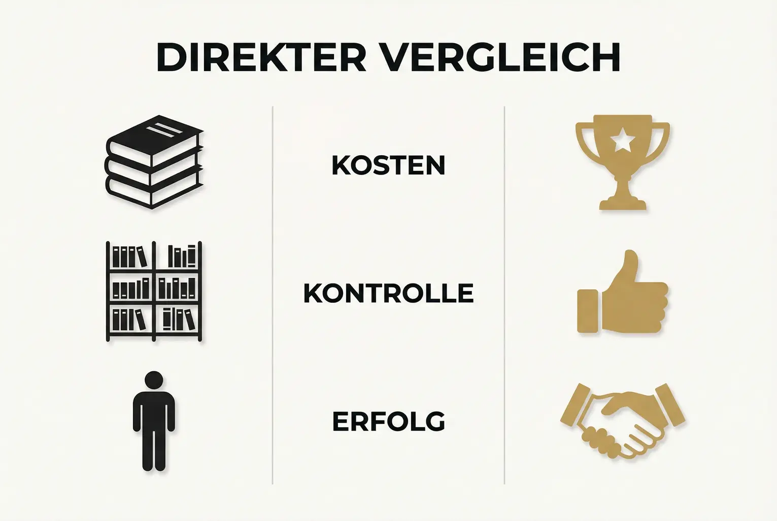 Kompakter Ablauf für Unternehmer: Vier Schritte helfen, das passende Publikationsmodell anhand von Zielen, Ressourcen, Risiken und Partnerwahl zu finden.