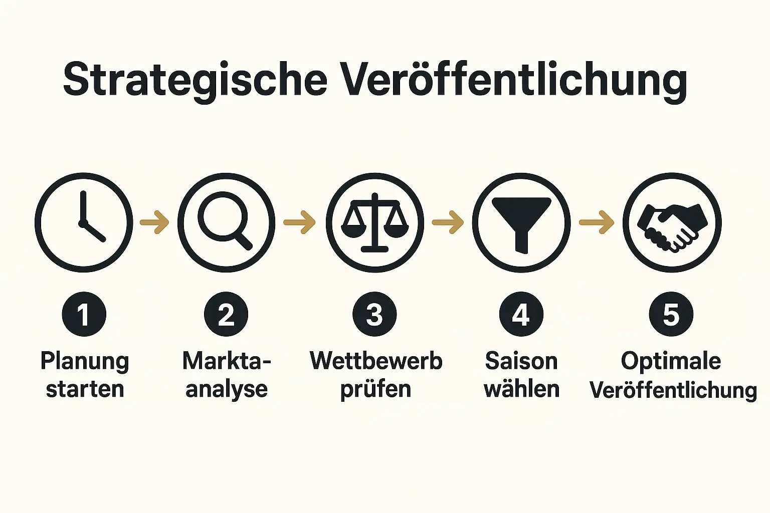 Strategische Planung eines Veröffentlichungstermins