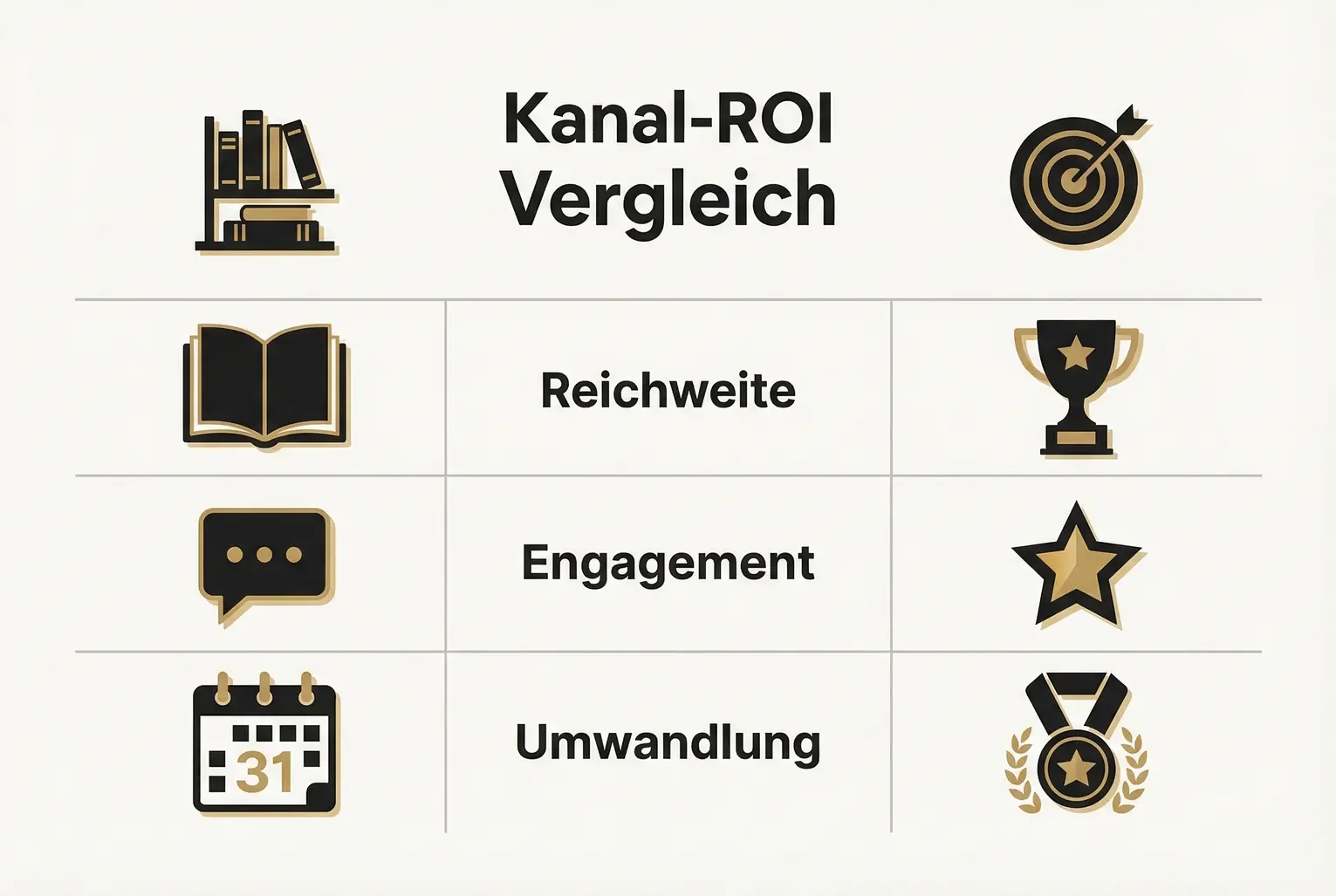 Eine klare Gegenüberstellung organischer und bezahlter Kanäle mit drei Metriken, die Autoren hilft, ROI-Prioritäten für ihre Buchinhalte zu setzen.