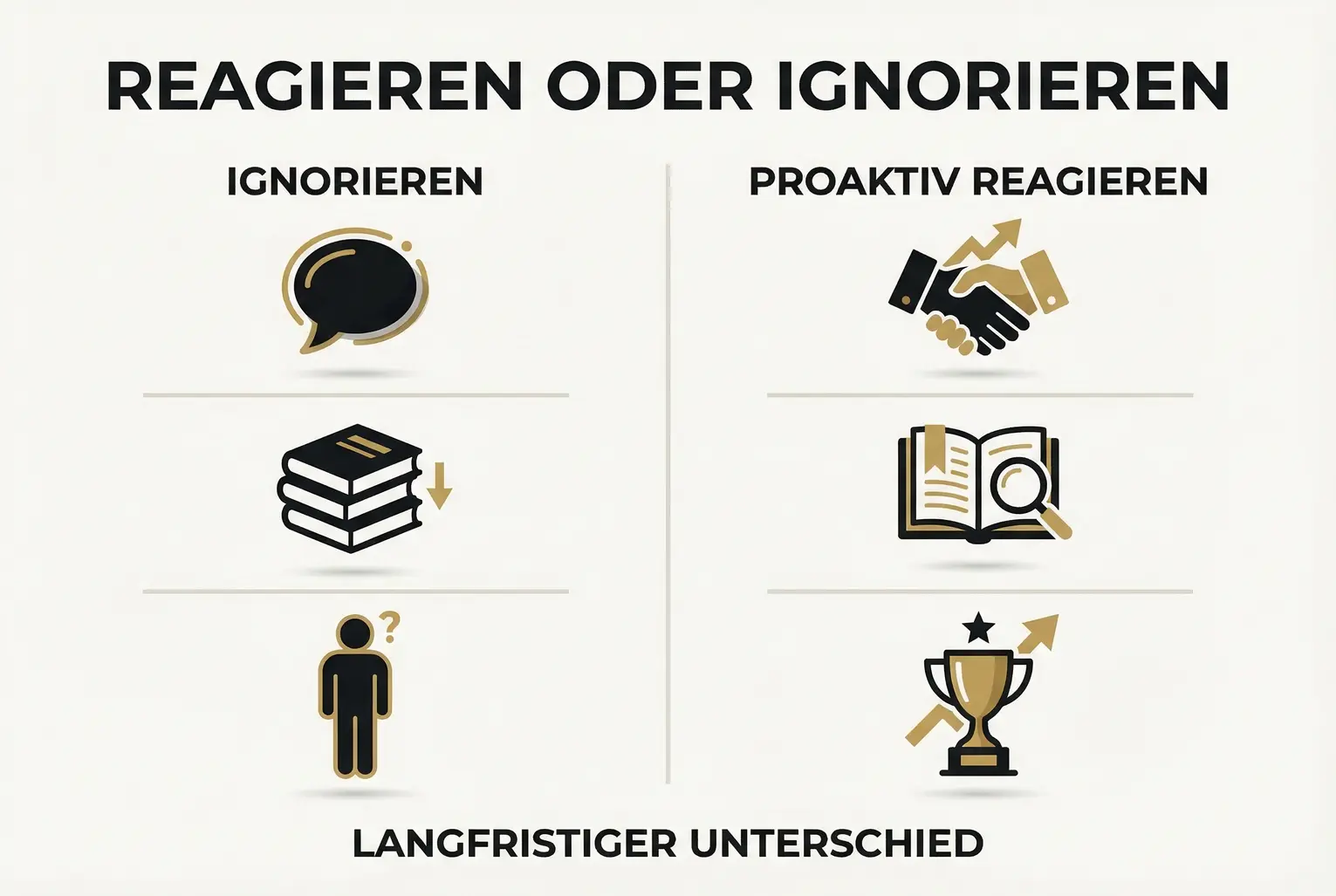 Praktischer Ablauf: Fünf klar nummerierte Schritte, wie Selfpublisher negative Rezensionen systematisch erfassen, analysieren und in Reputation stärken umwandeln.