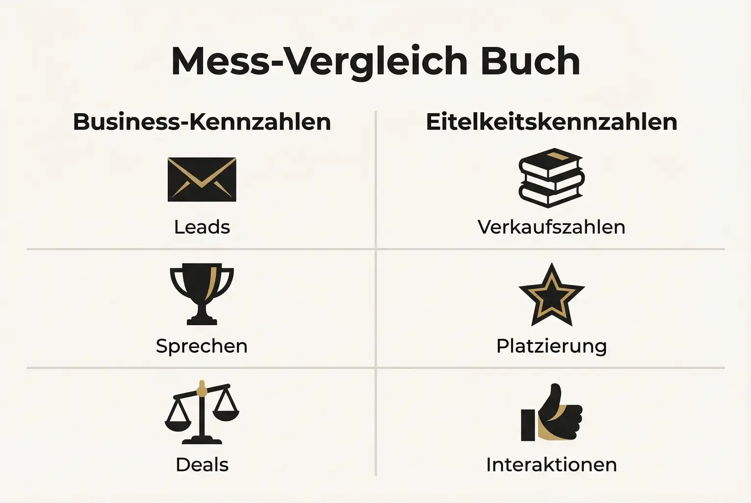 Konkreter Messablauf von Buch zu Conversion: fünf klar nummerierte Schritte inklusive Attribution und Analyse – ideal fuer Techniker und Marketingverantwortliche.