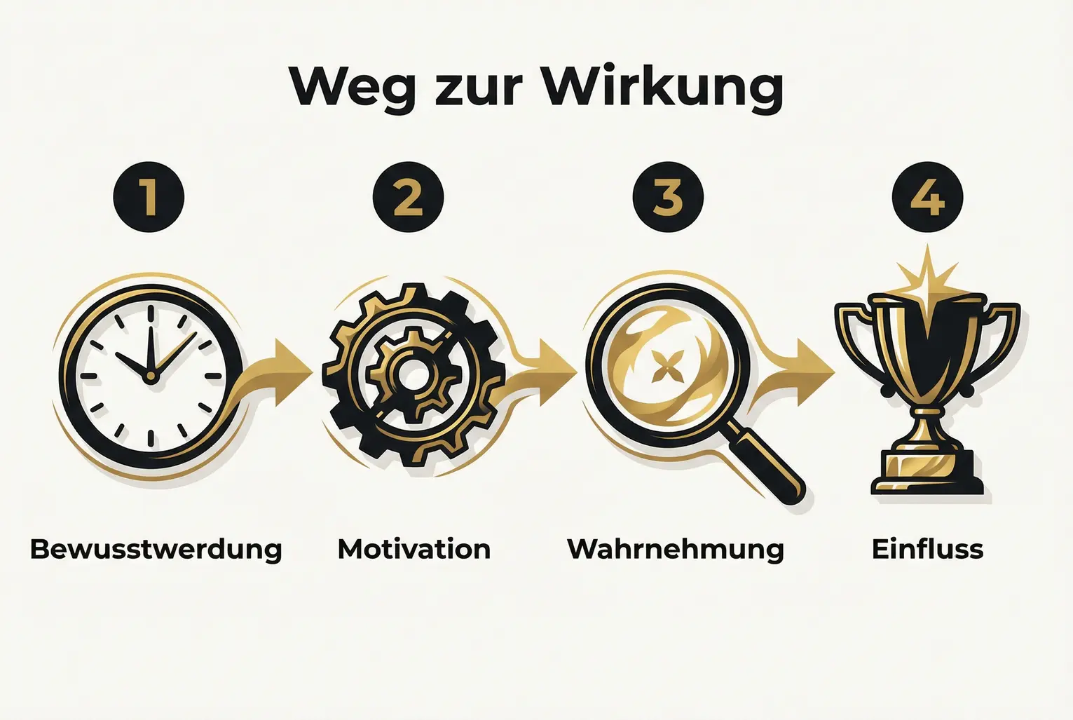 Schritt-für-Schritt: Wie der Bestseller-Titel intern die Motivation und extern die Einflusskraft eines Autors transformiert.