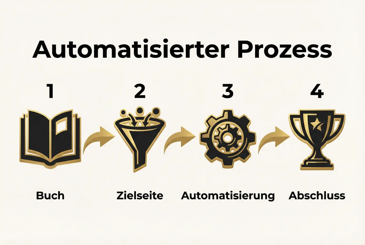 Ein klarer, automatisierter Ablauf: vom Buch zur Zielseite, über Automatisierung zur Abschluss-Phase — die praktische Roadmap für dauerhaftes Lead Nurturing.