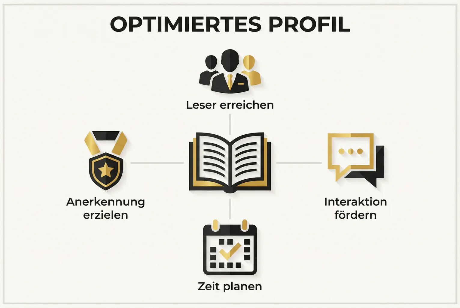 Wichtige Aspekte eines erfolgreichen Autorenprofils auf LinkedIn und XING