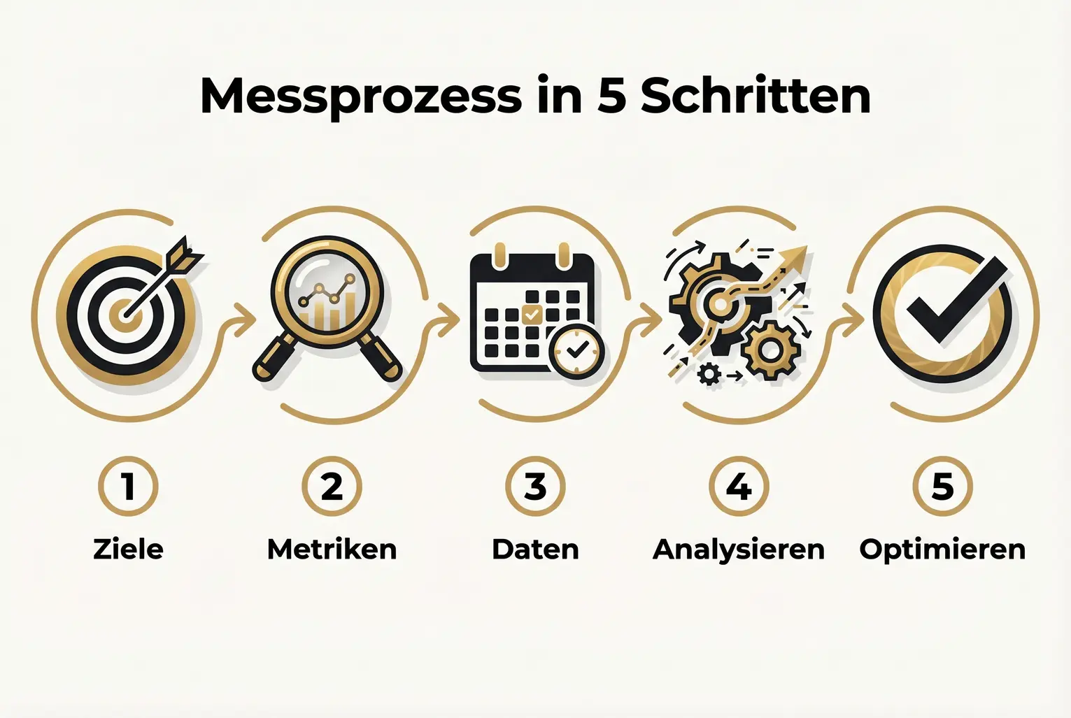 Ein klarer fünfstufiger Messprozess: Von Zieldefinition über Datensammlung bis zur Optimierung — praktisch umsetzbar für Autoren.