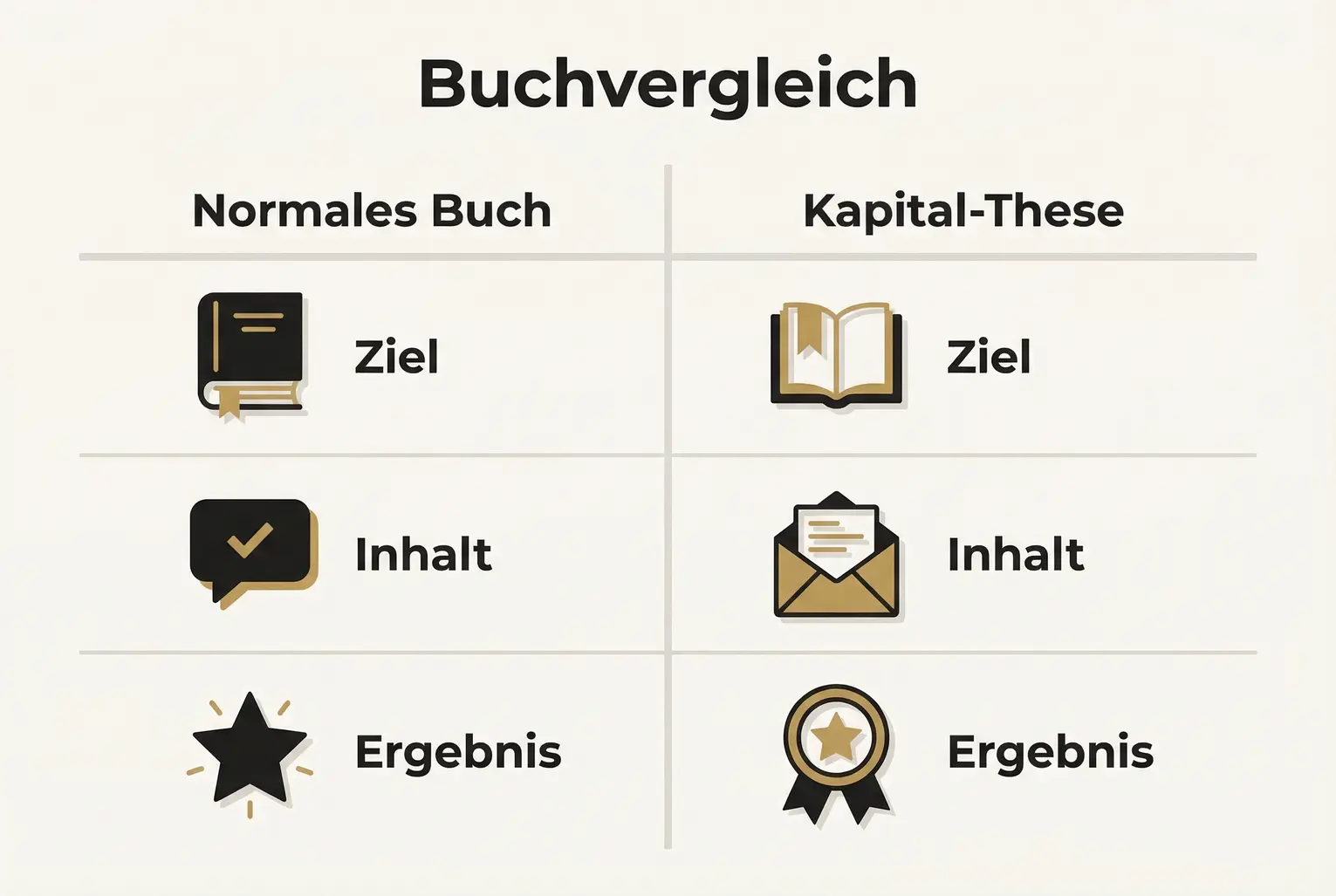 Klarer Schritt-für-Schritt-Plan: Von der Zielinvestoren-Analyse über Buchstruktur und Beweisführung bis zur Nutzung zur Investorengewinnung und Erfolgsmessung.