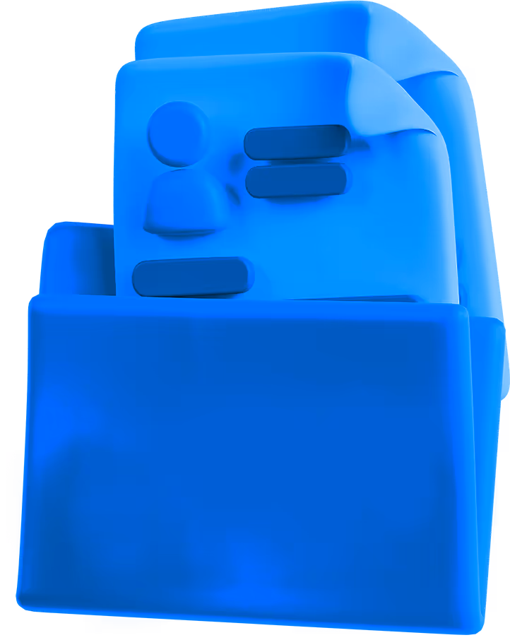 Folder and document icon representing onboarding documents and standard operating procedures