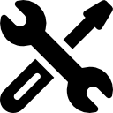 Customer support and service assistance icon