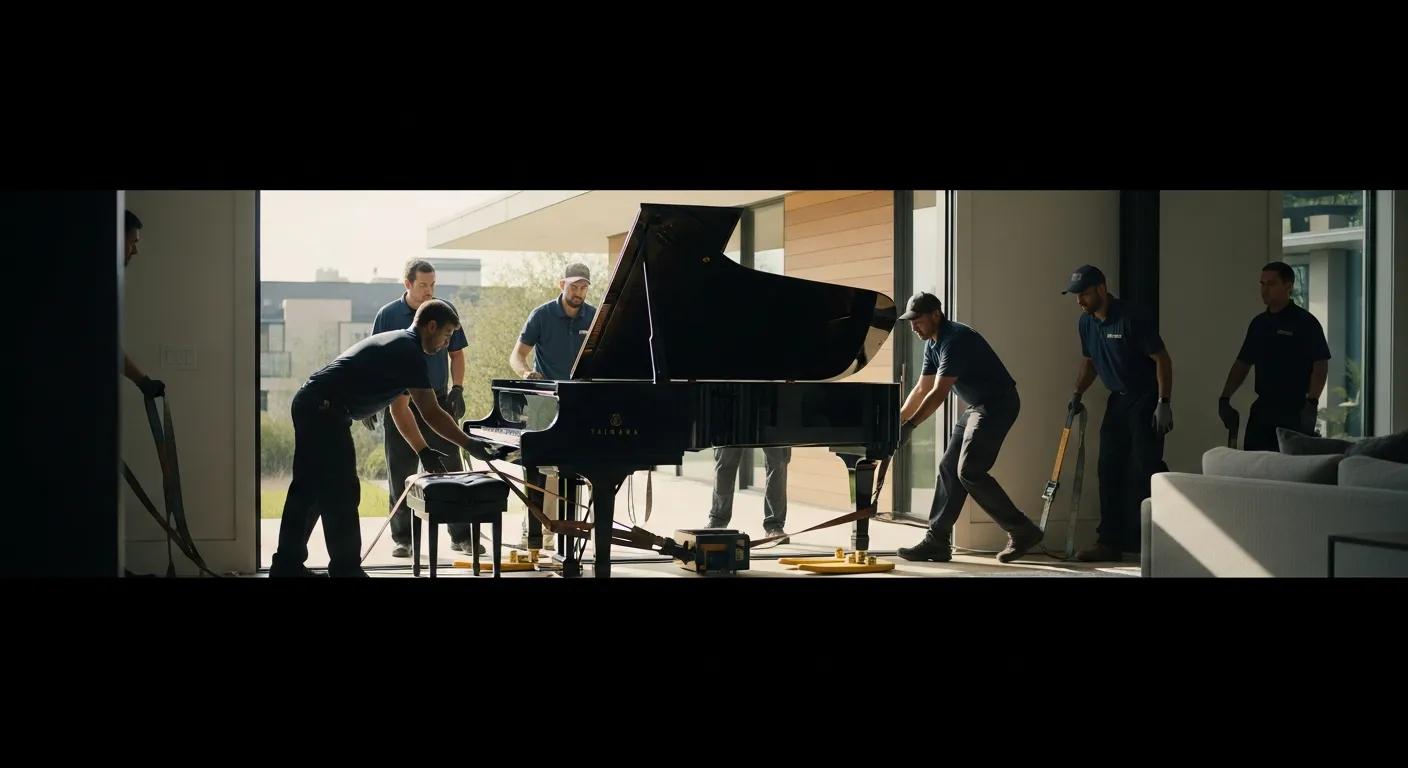 Austin piano moved with professional care
